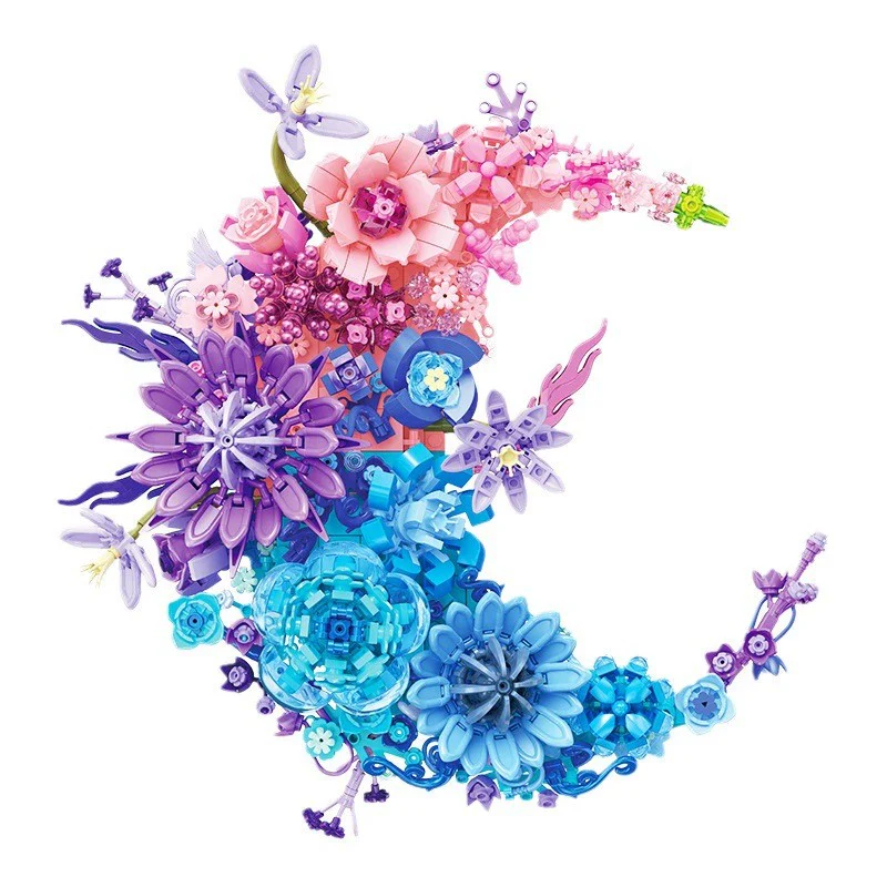 977pcs JIESTAR JJ9163 Moon Flower - Image 3