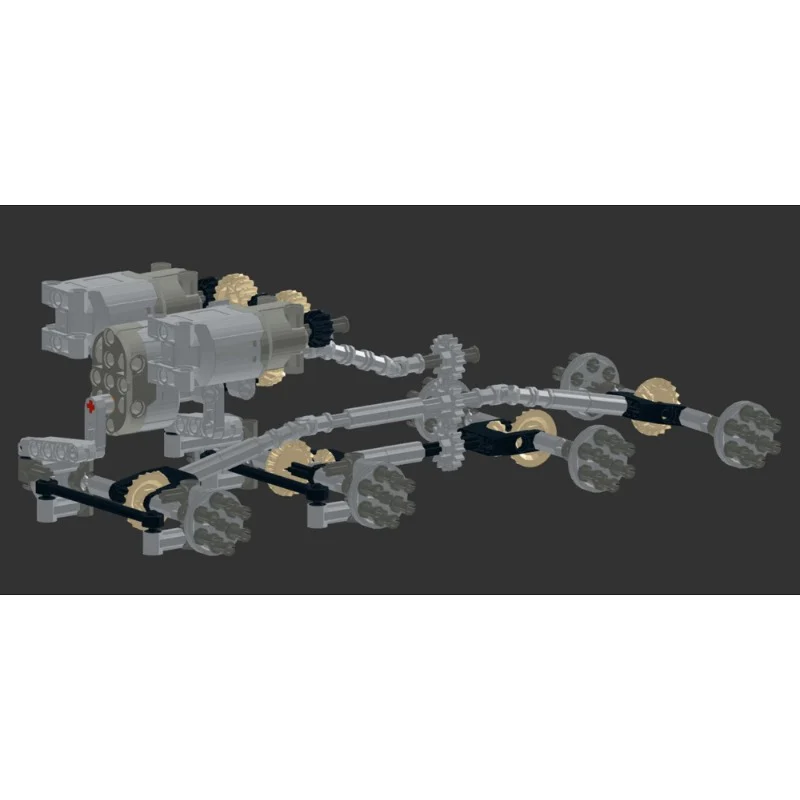 980pcs MOC-104952 MAZ-537 - Image 4