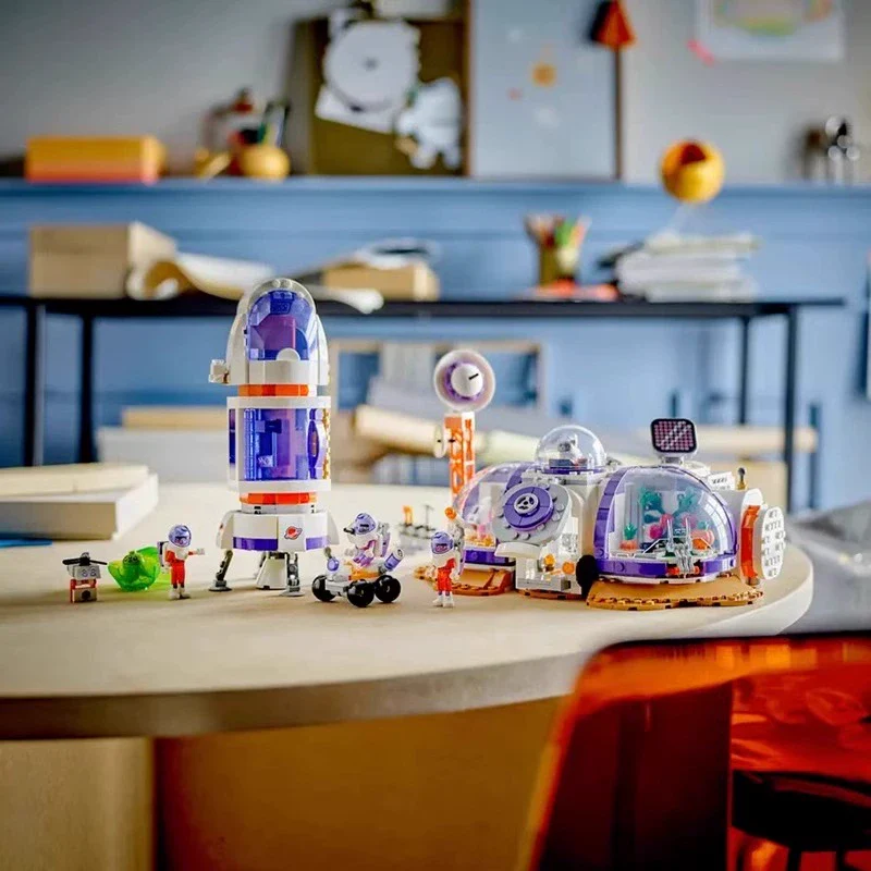 981 pcs Mars Space Base and Rocket - Image 2