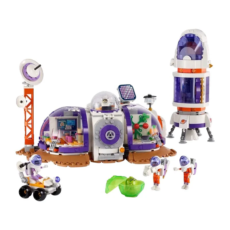 981 pcs Mars Space Base and Rocket - Image 6
