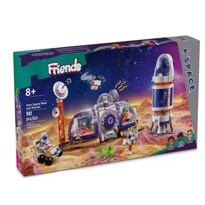 981 pcs Mars Space Base and Rocket - Image 7