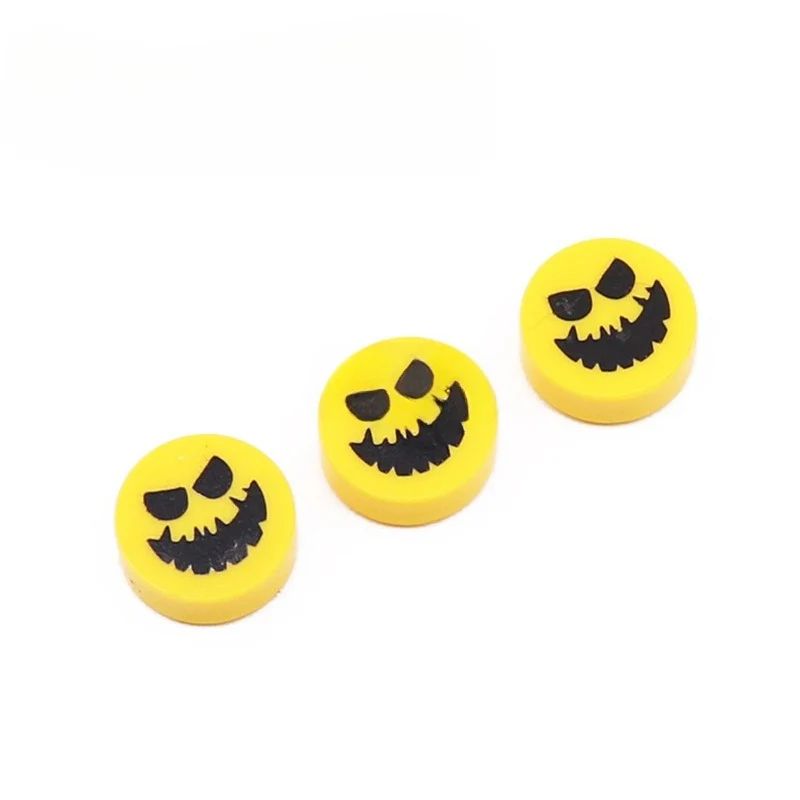 98138 Halloween pumpkin face ghost head small spider web 10 pcs - Image 2