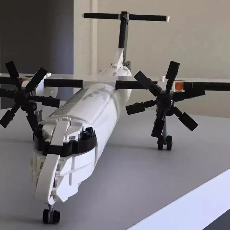 988PCS MOC-90596 De Havilland Canada Dash 8 Q400 (Qantas) 1：51 - Image 2