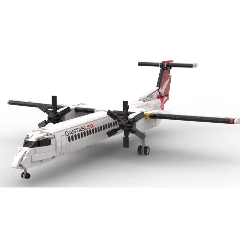 988PCS MOC-90596 De Havilland Canada Dash 8 Q400 (Qantas) 1：51 - Image 4
