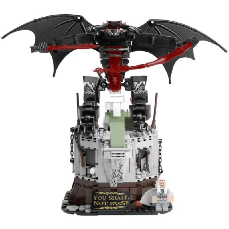 988pcs WGC 66042 The Battle Scene of Gandalf vs. Balrog from The Lord of the Rings. - Image 3