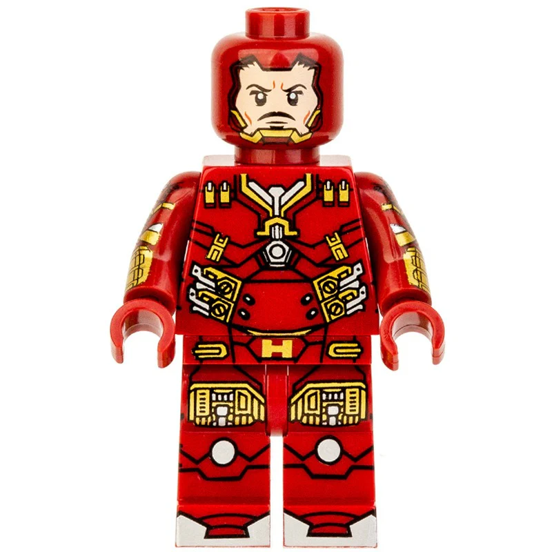 991 Superhero Series Iron Man Hulk Armor Minifigures - Image 3