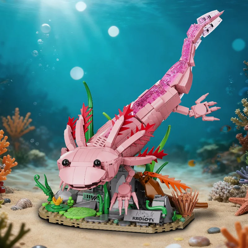 998pcs MiYoo Pink Axolotl - Image 2