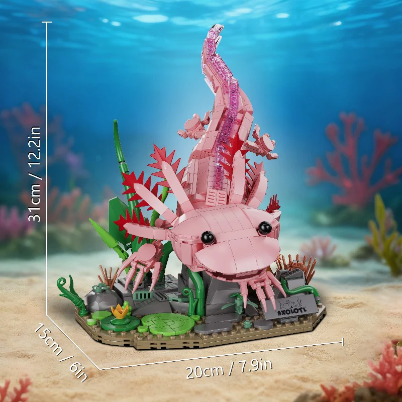 998pcs MiYoo Pink Axolotl - Image 3