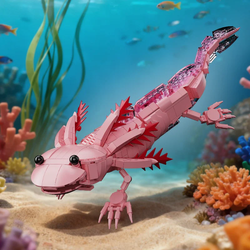 998pcs MiYoo Pink Axolotl - Image 4
