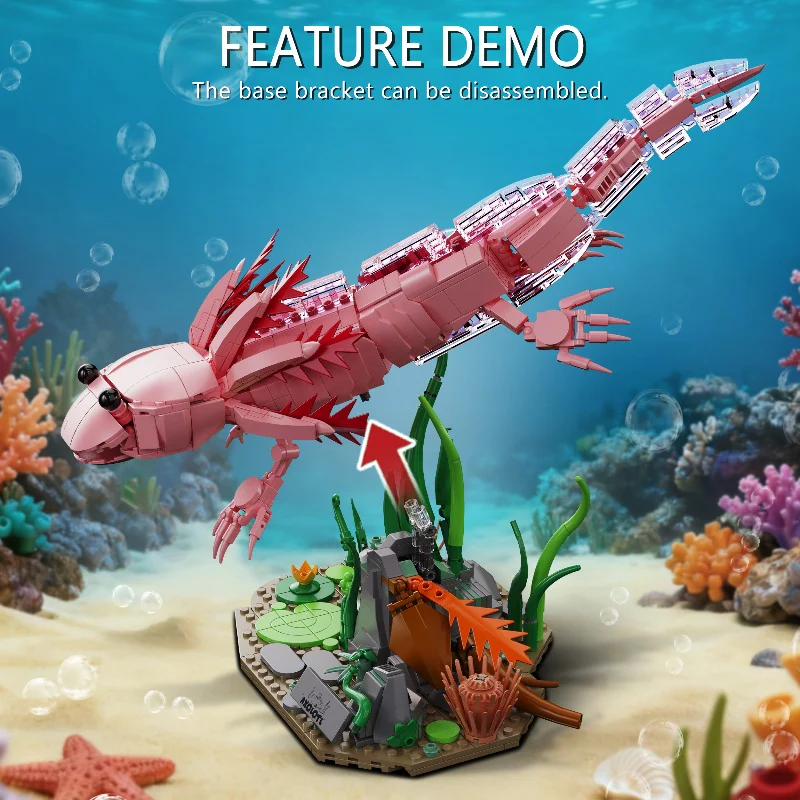 998pcs MiYoo Pink Axolotl - Image 5