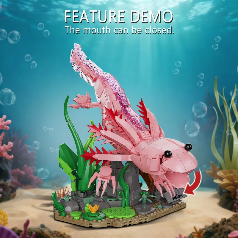 998pcs MiYoo Pink Axolotl - Image 6