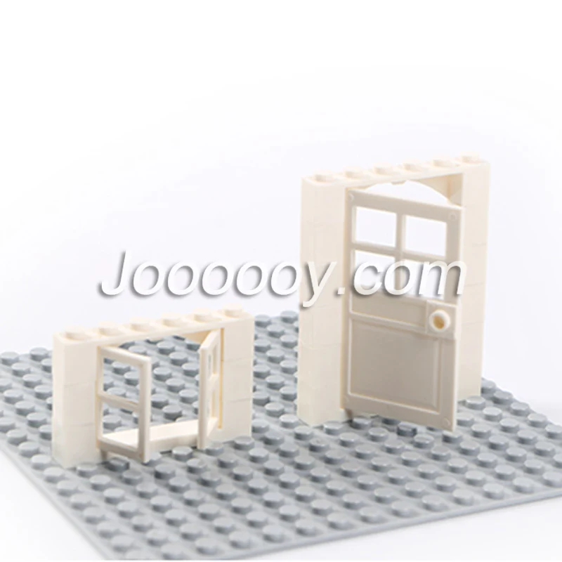 A set of doors and windows MOC bricks 3005 - Image 3