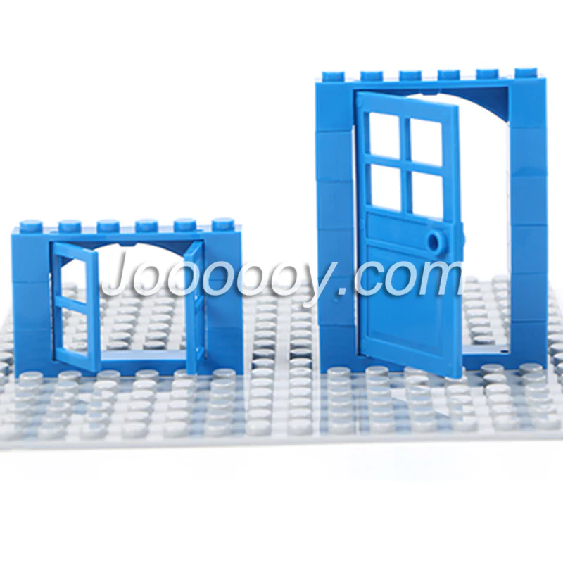 A set of doors and windows MOC bricks 3005 - Image 6