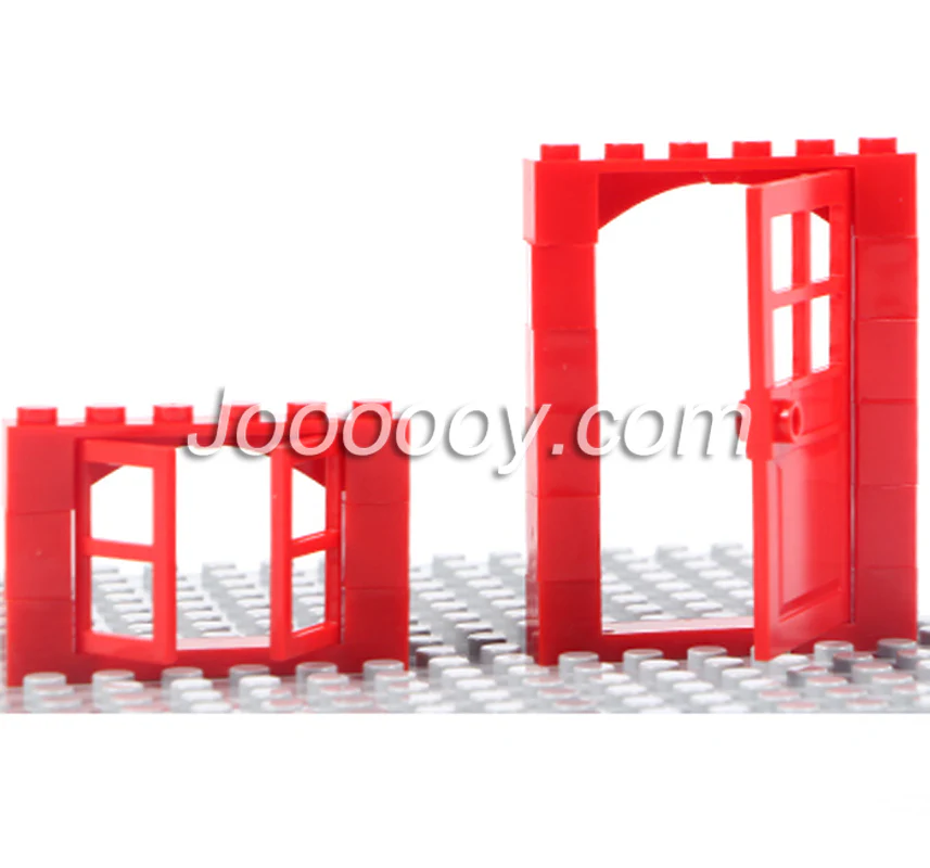 A set of doors and windows MOC bricks 3005 - Image 7