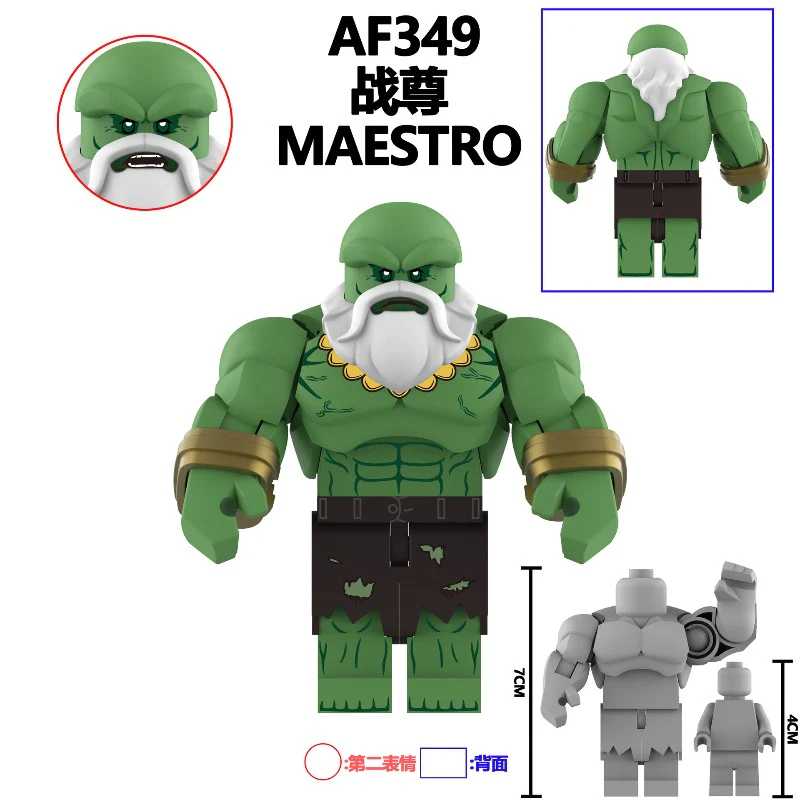 AF348-351 superhero Series Amadeus Cho Maestro Minifigures - Image 3