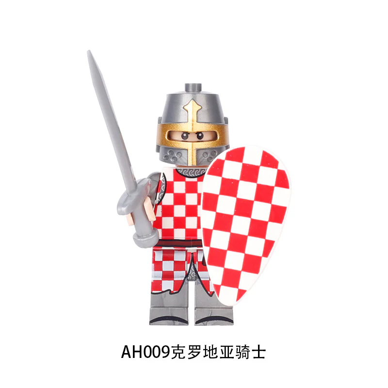 AH001- AH012 Medieval ancient rome knight soldier minifigure - Image 10