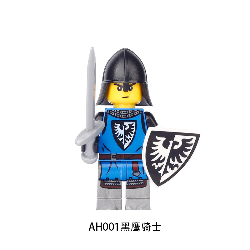 AH001- AH012 Medieval ancient rome knight soldier minifigure - Image 2