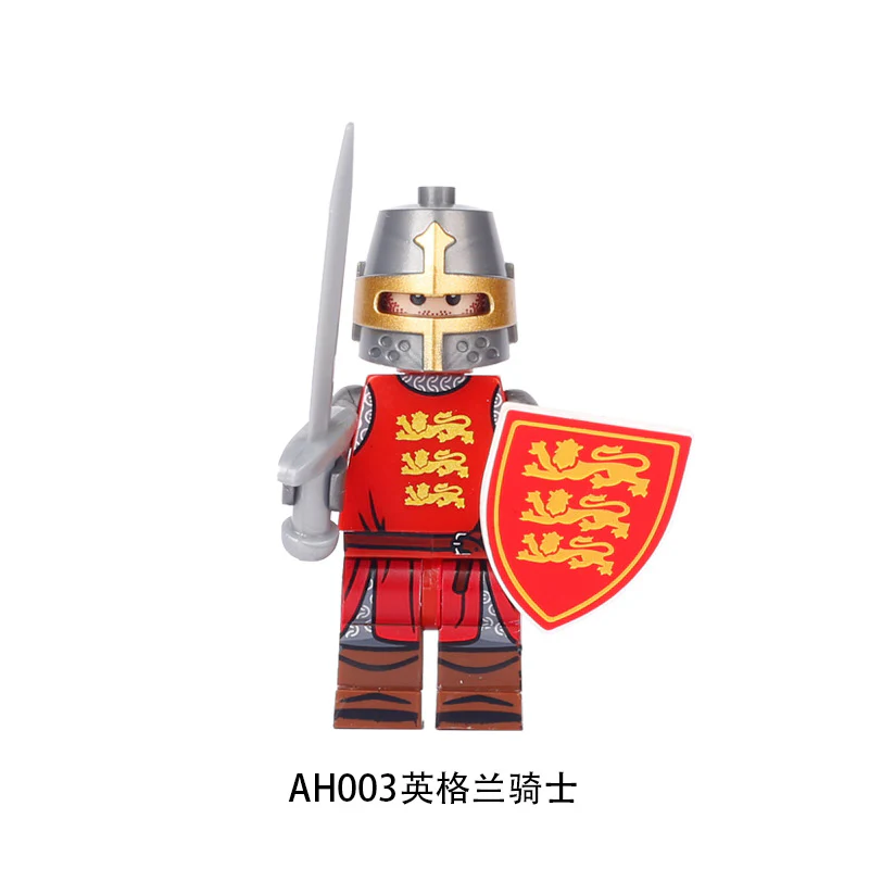 AH001- AH012 Medieval ancient rome knight soldier minifigure - Image 4