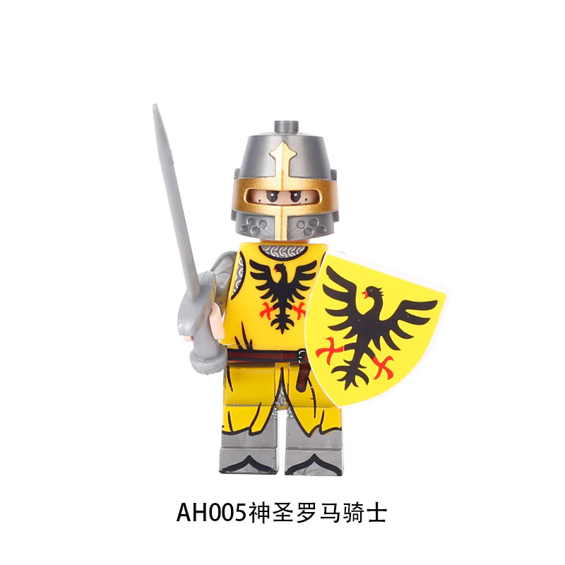 AH001- AH012 Medieval ancient rome knight soldier minifigure - Image 6