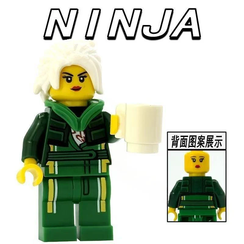 AIP3-1—AIP3-6 Phantom Ninja Casual Wear Series Minifigures - Image 3