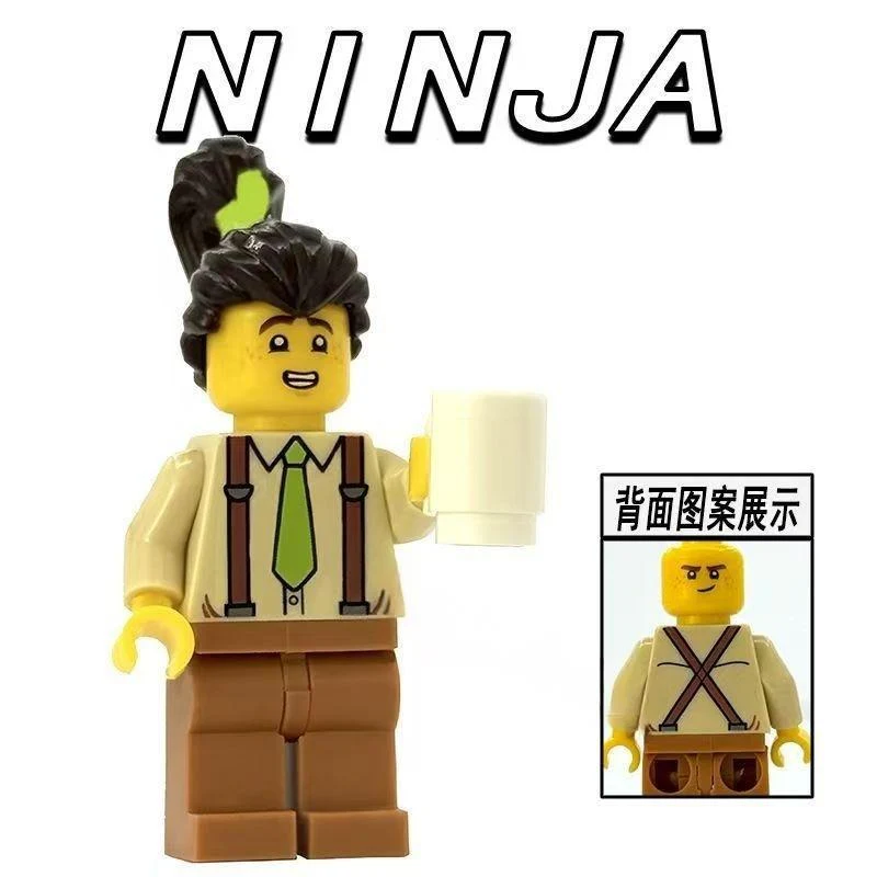 AIP3-1—AIP3-6 Phantom Ninja Casual Wear Series Minifigures - Image 4