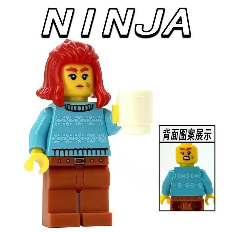 AIP3-1—AIP3-6 Phantom Ninja Casual Wear Series Minifigures - Image 7