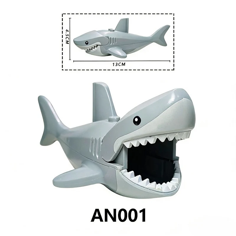 AN001AN003 XP582 K2260 Shark minifigure accessories - Image 2