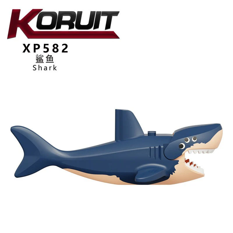 AN001AN003 XP582 K2260 Shark minifigure accessories - Image 5