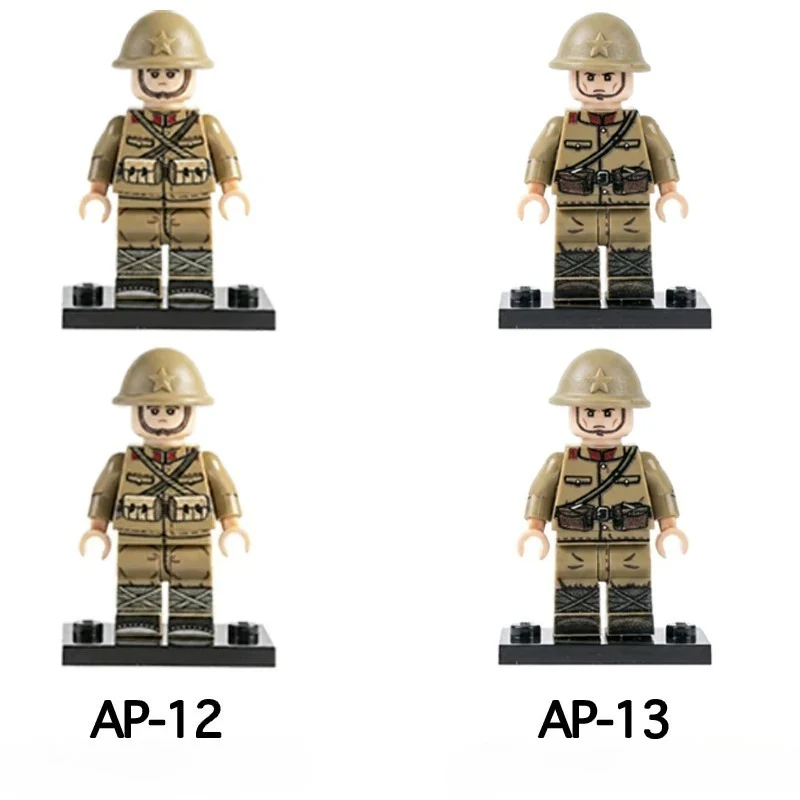 AP11-14 World War II war correspondents and soldiers minifigures - Image 3