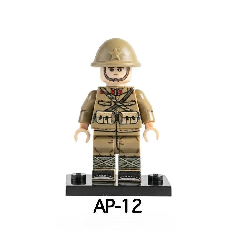 AP11-14 World War II war correspondents and soldiers minifigures - Image 5