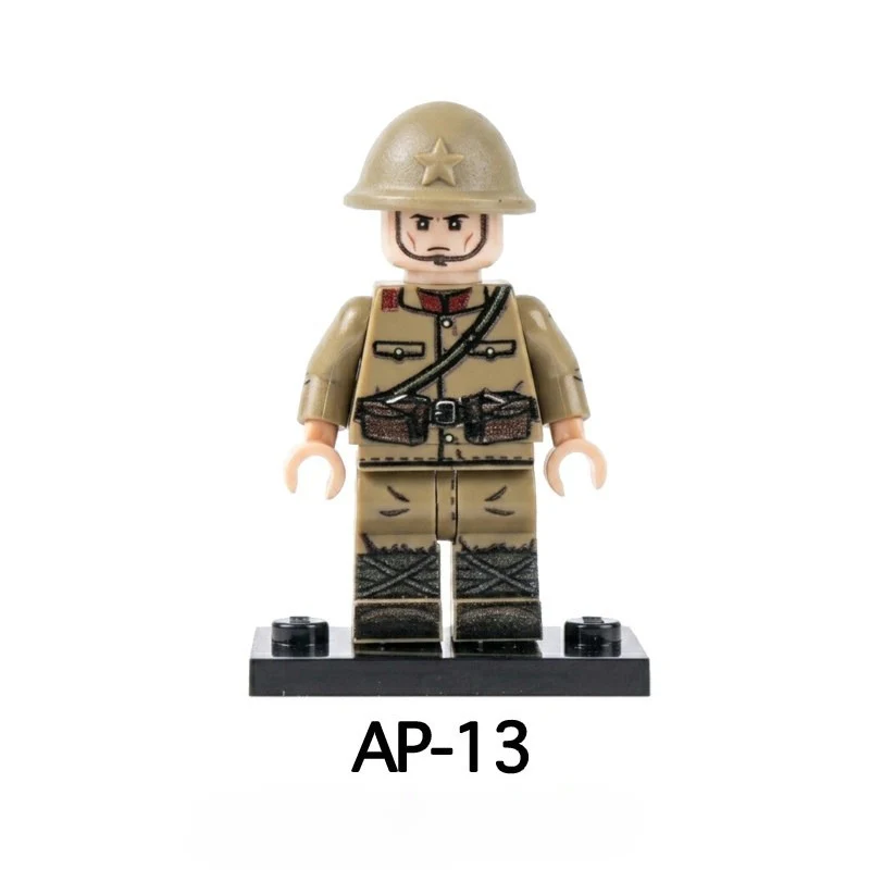 AP11-14 World War II war correspondents and soldiers minifigures - Image 6