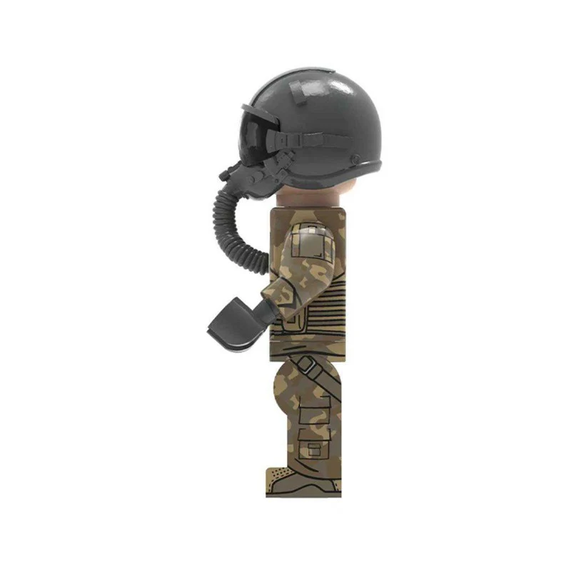AP522-523 Air Force pilots German and American troops Minifigures - Image 6