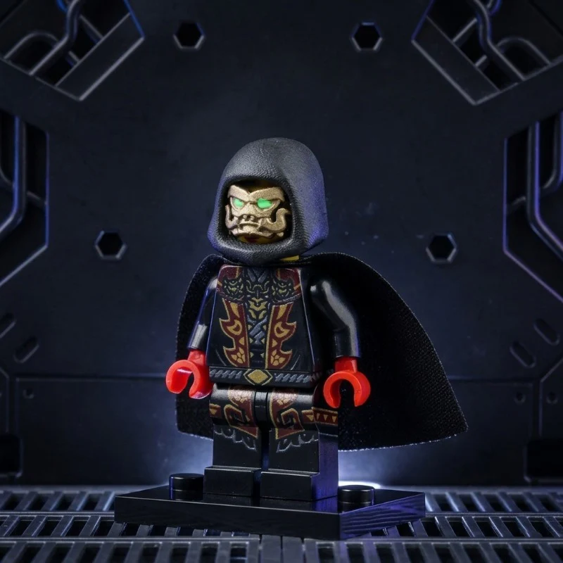 AS-02 Phantom Ninja Golden Mask Man Dr. LaRow Minifigures（The mask cannot be removed） - Image 3
