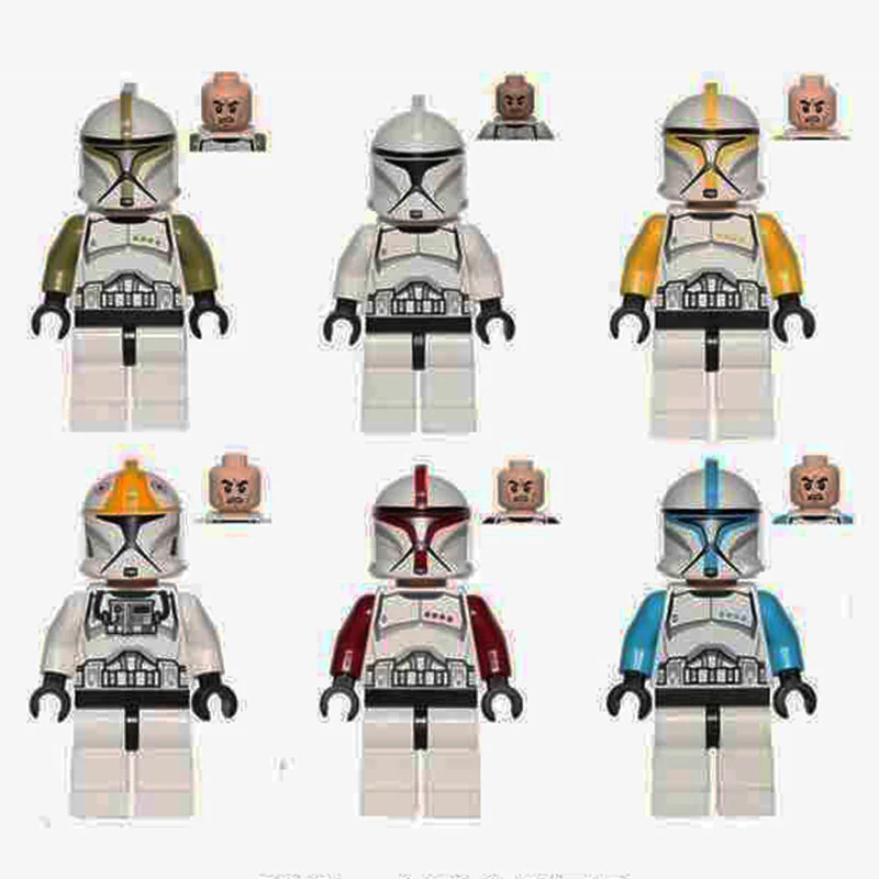 AX1078 colorful stormtrooper Star Wars  minifigures - Image 8