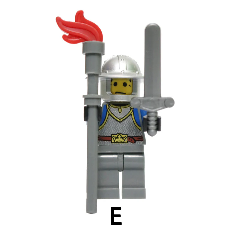 AX9801 blue lion knight minifigures - Image 10