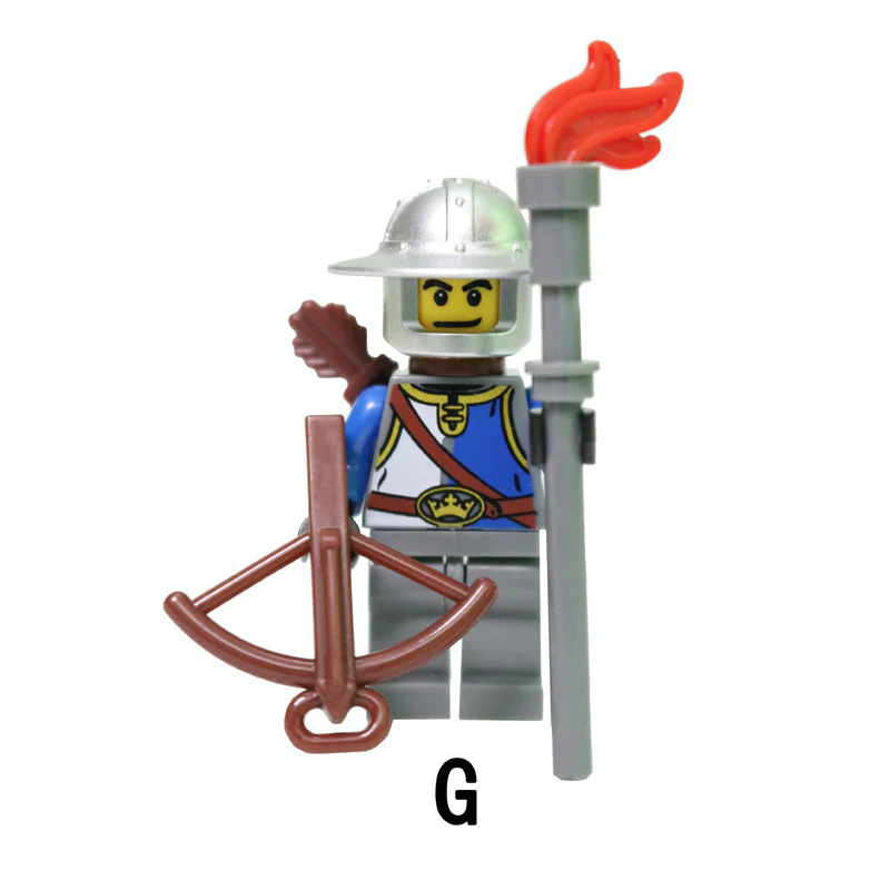 AX9801 blue lion knight minifigures - Image 12