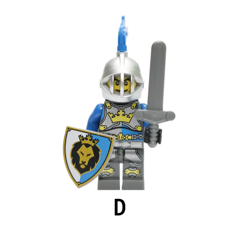 AX9801 blue lion knight minifigures - Image 9