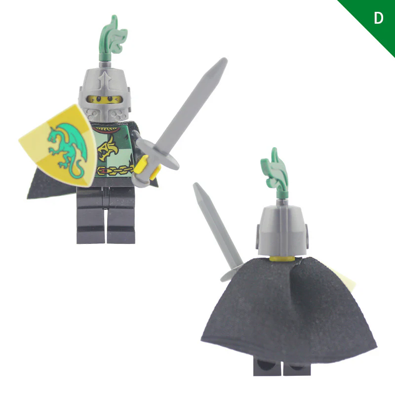 LOJO  AX9806 Green Dragon Knight Minifigure - Image 6