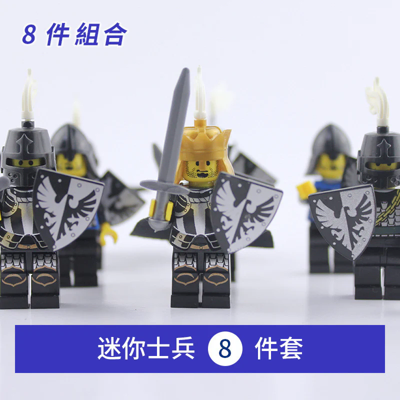 AX9808 shadow knight medieval rome minifigures - Image 3