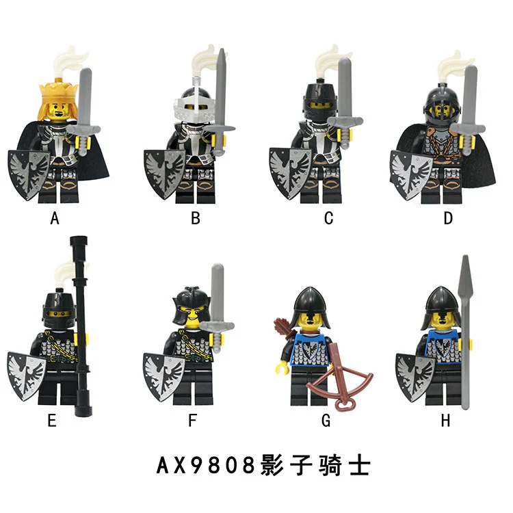 AX9808 shadow knight medieval rome minifigures - Image 5