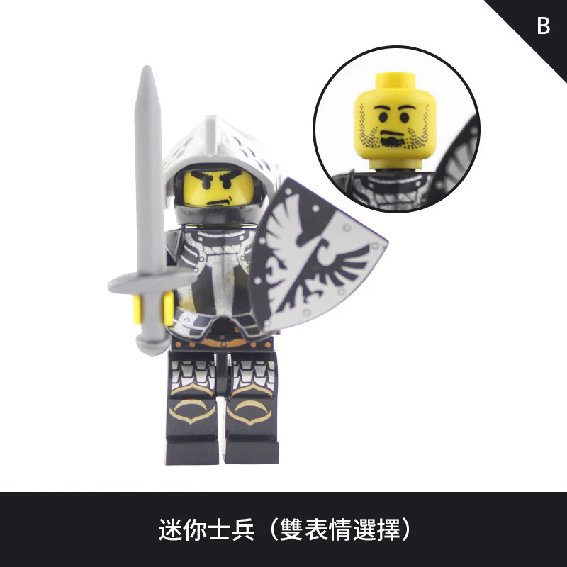 AX9808 shadow knight medieval rome minifigures - Image 7