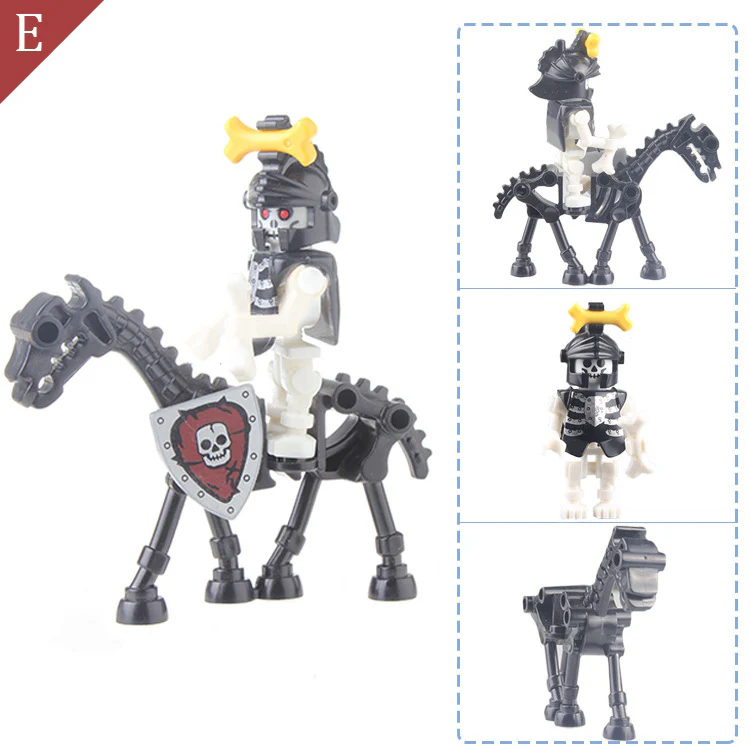 AX9815 Skeleton Knight Legion Medieval Roman Soldier minifigures - Image 10