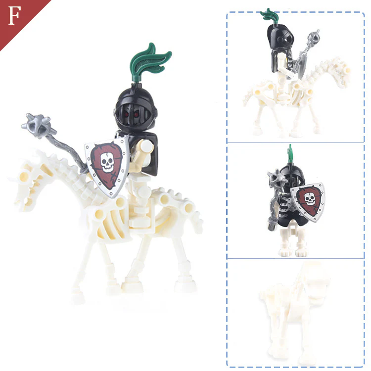 AX9815 Skeleton Knight Legion Medieval Roman Soldier minifigures - Image 11