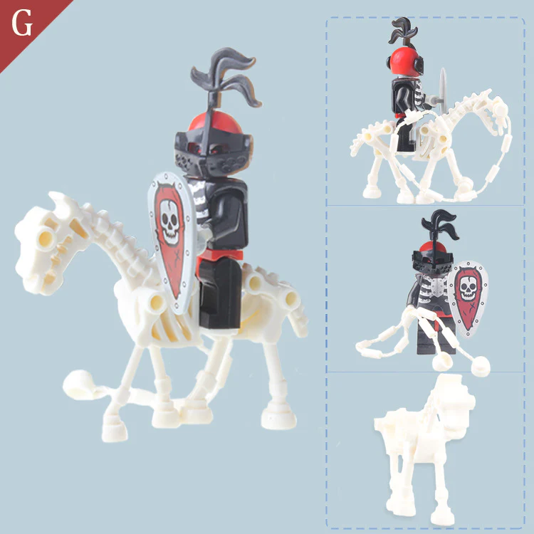 AX9815 Skeleton Knight Legion Medieval Roman Soldier minifigures - Image 12