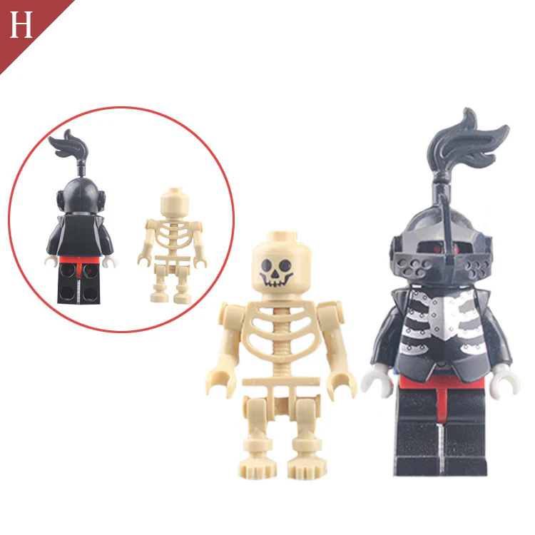 AX9815 Skeleton Knight Legion Medieval Roman Soldier minifigures - Image 13