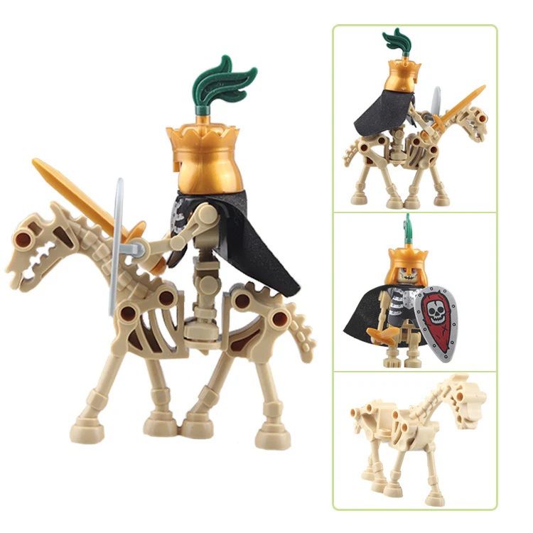 AX9815 Skeleton Knight Legion Medieval Roman Soldier minifigures - Image 4