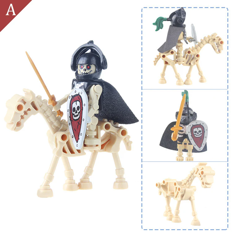 AX9815 Skeleton Knight Legion Medieval Roman Soldier minifigures - Image 6