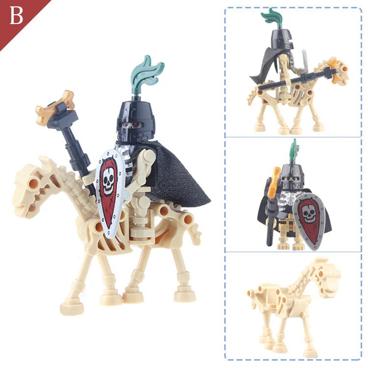 AX9815 Skeleton Knight Legion Medieval Roman Soldier minifigures - Image 7