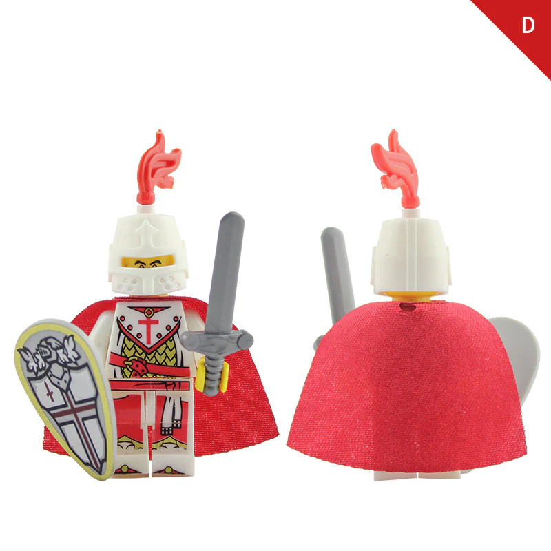 LOJO  AX9818 Red Cross Knight Minifigure - Image 5