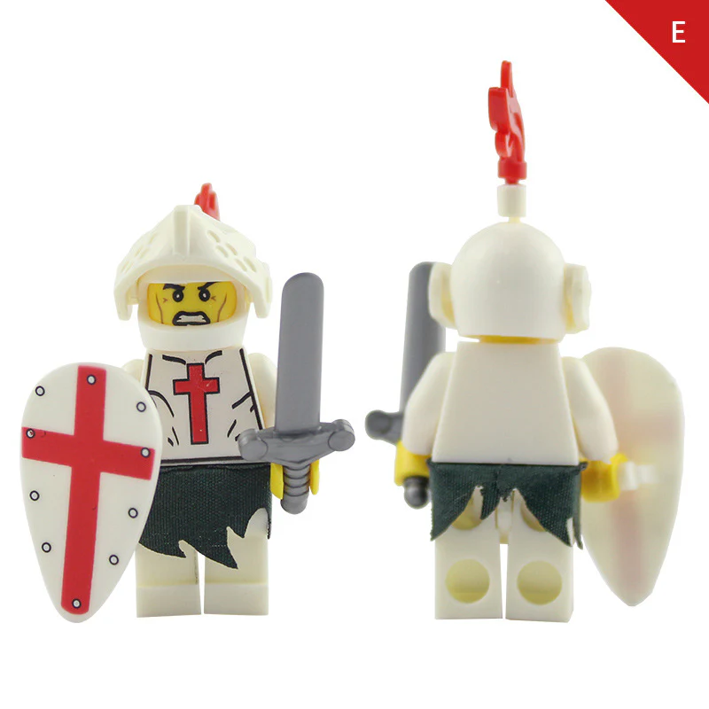 LOJO  AX9818 Red Cross Knight Minifigure - Image 6